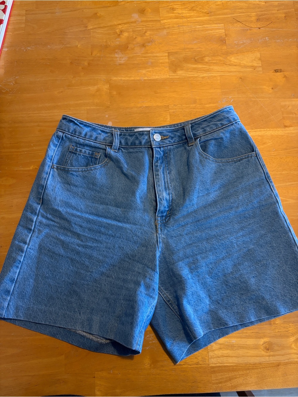 Women’s Mom Blue Denim Shorts